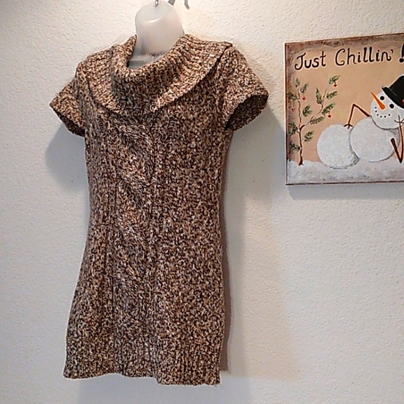 INC PEBBLED CABLE KNIT LONG SWEATER - Picture 3 of 7